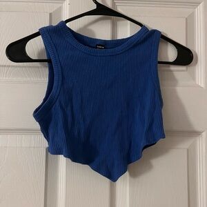 SHEIN- Small- Asymmetrical crop top